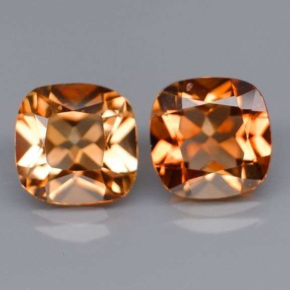 Beautifully matched 8.89ct Imperial Topaz pair