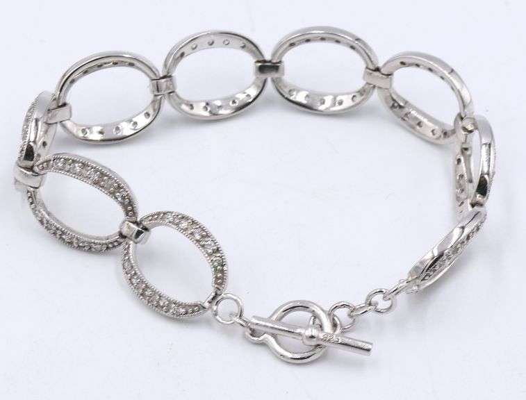 Lot of3 vintage 925 sterling silver bracelets