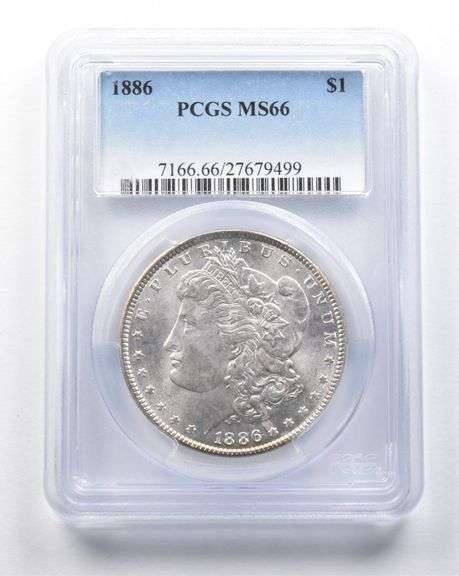 1886 Morgan Silver Dollar MS66 PCGS