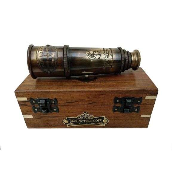 1920 Pure Brass Nautical Antique Spyglass