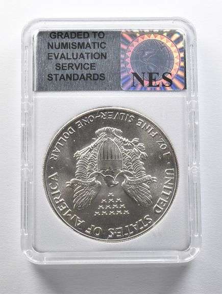 MS70 1986 American Silver Eagle NES