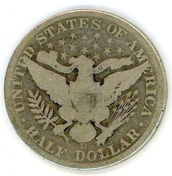 1907-D Barber Silver Half Dollar