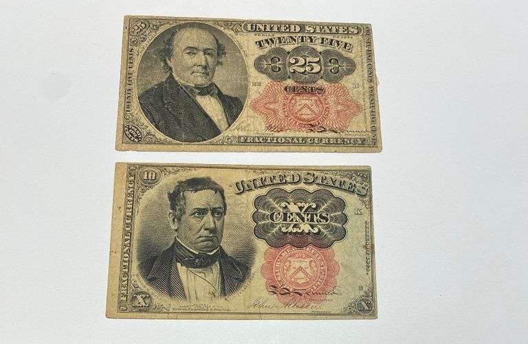 Fifth Series 10 & 25 Cent Fractional Notes
