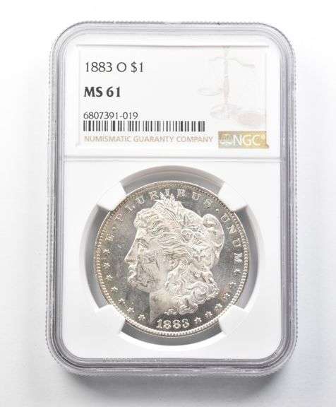 MS61 1883-O Morgan Silver Dollar NGC Great Contrast