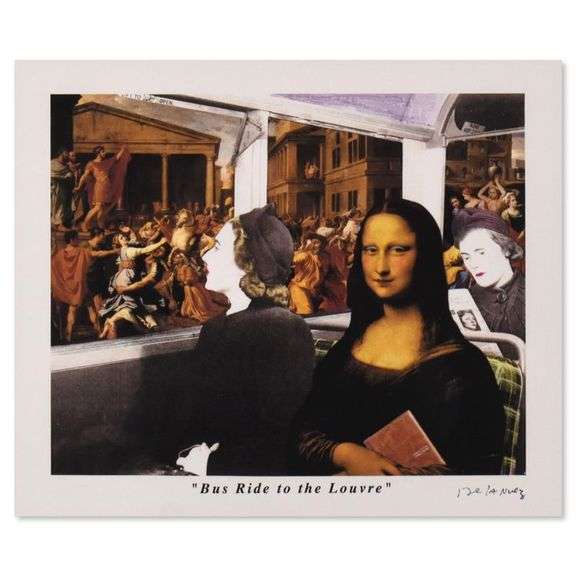 Bus Ride to the Louvre by Nelson De La Nuez