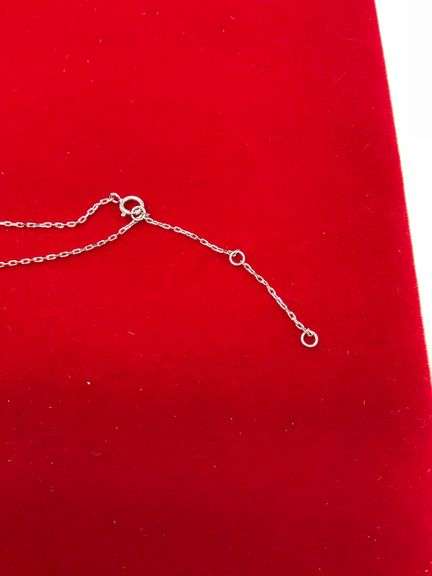BRAND NEW 14K WHITE GOLD DIAMOND NECKLACE