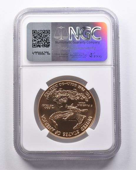 1998 $50 American Gold Eagle 1 Oz Gold MS70 NGC