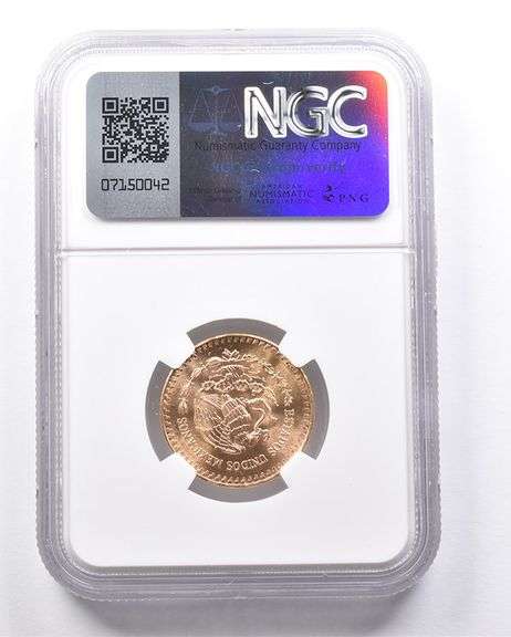 1981 Mo Mexico 1/4 Onza Gold Libertad MS67 NGC