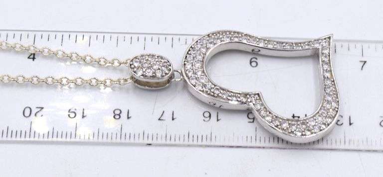 Group lot of vintage 925 sterling silver necklaces