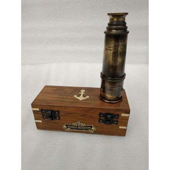1920 Pure Brass Nautical Antique Spyglass