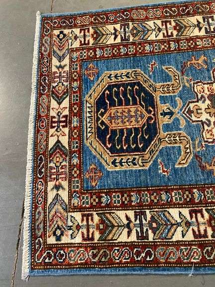 FINE SUPER KAZAK RUNNER 2'.9"x13'.3"
