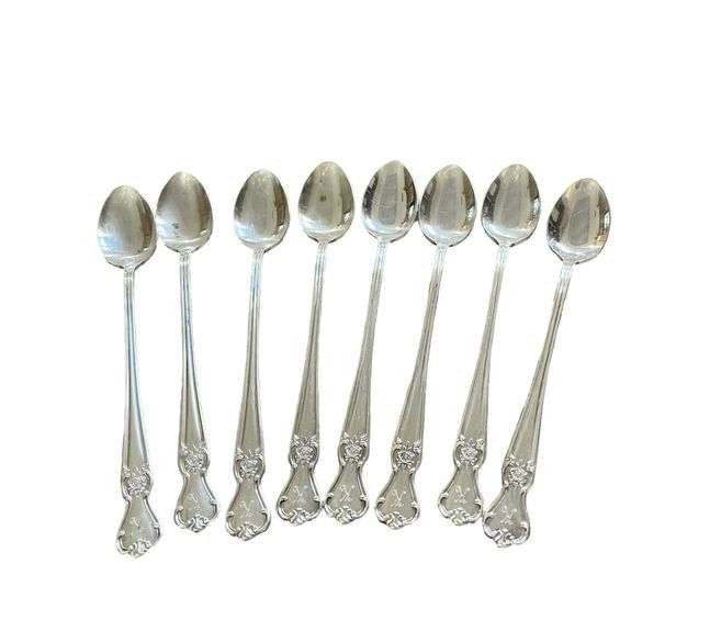 Vintage 56 Piece Monogrammed “K” Silverplate Flatware Set From Old Company Plate