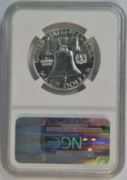 Near flawless NGC PR68 graded 1967 (Ty 2) Franklin Half Dollar