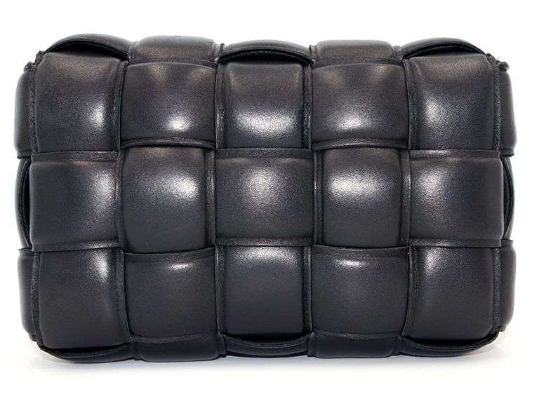 Bottega Veneta Black Padded Leather Cassette Crossbody Bag