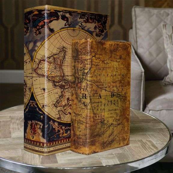 Vintage Book Hidden Safe Storage