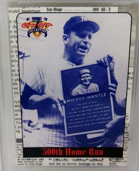 Mickey Mantle 1997 Baseball Card, 10 Gem Mint