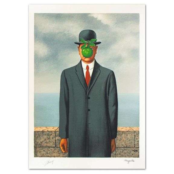 Le Fils De L'homme by Rene Magritte