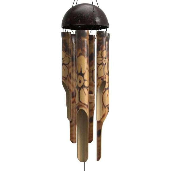 Bamboo and Coconut Wind Chimes from Indonesia