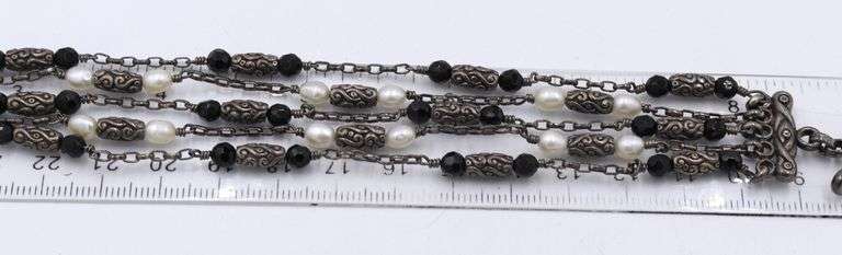Group lot of vintage 925 sterling silver bracelets