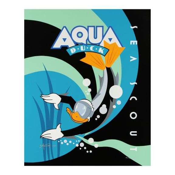 Aqua Duck by Mike Kungl