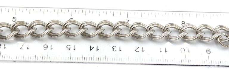 Group lot of 10 Vintage 925 sterling silver bracelets
