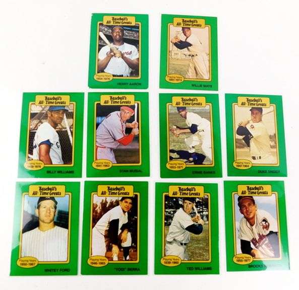10 Baseball's All Time Greats Baseball Cards