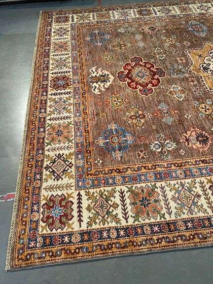 EXQUISITE FINE SUPER KAZAK RUG 8'.5"x10'.3"