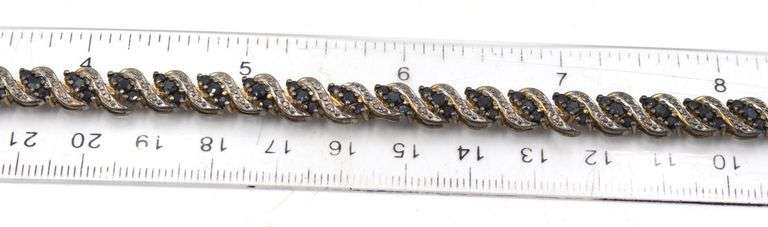 Group lot of vintage 925 sterling silver bracelets