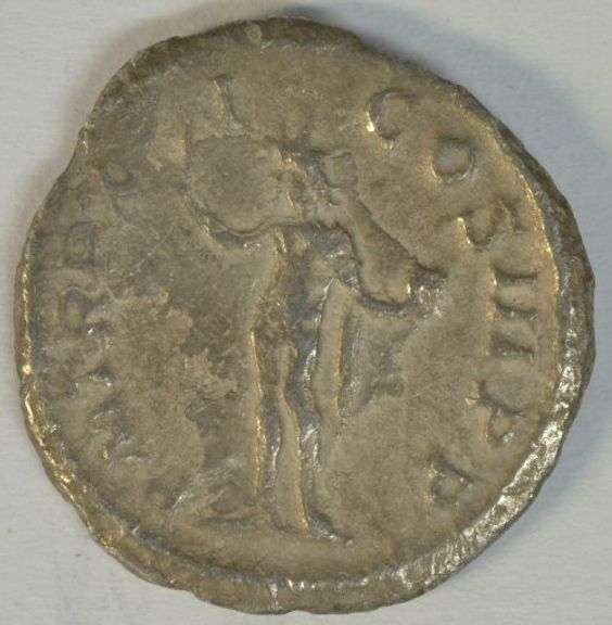 Lower grade Severus Alexander Roman Silver Denarius, 222-235 AD