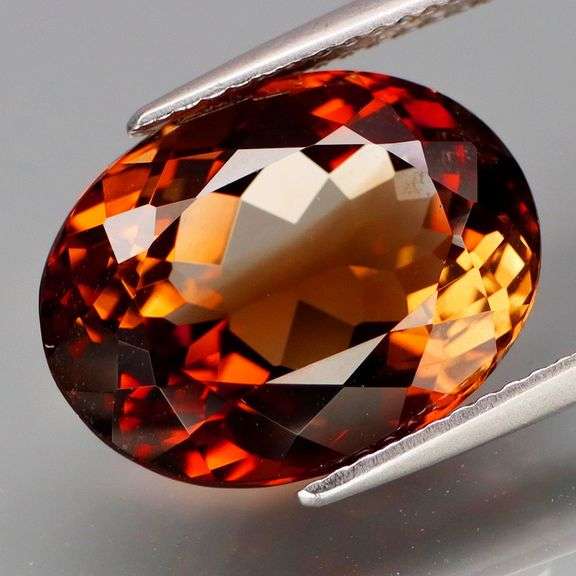 Exquisite 12.34ct whiskey color Imperial Topaz