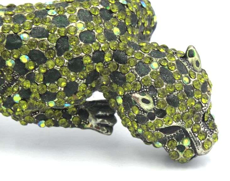 Panther Crystal bangle bracelet