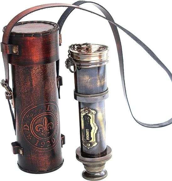 Vintage Marine Brass Telescope