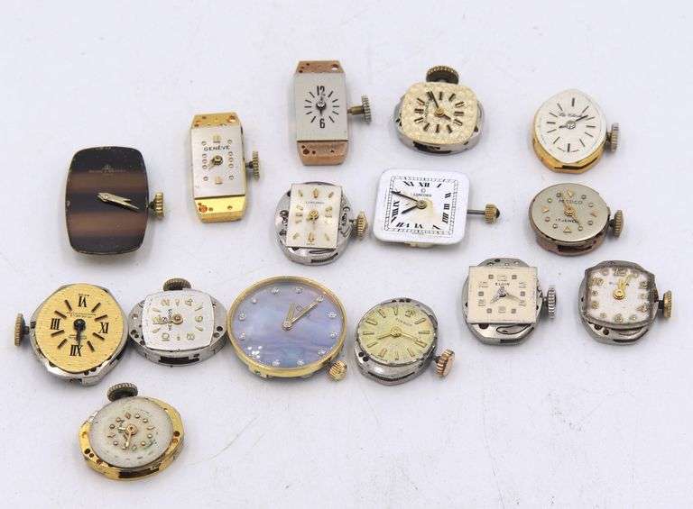 Various watch movements