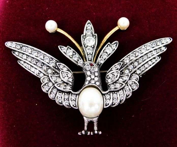 Camrose & Kross Jackie Kennedy Large Eagle Brooch