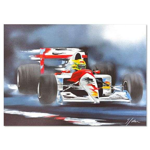 Ayrton Senna by Victor Spahn