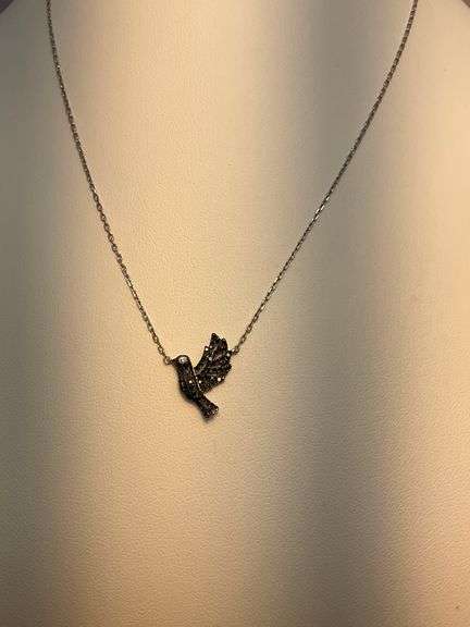 BRAND NEW 14K WHITE GOLD DIAMOND NECKLACE