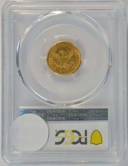 Virtual Gem BU 1907 US $2.50 Liberty Gold Piece. PCGS MS64