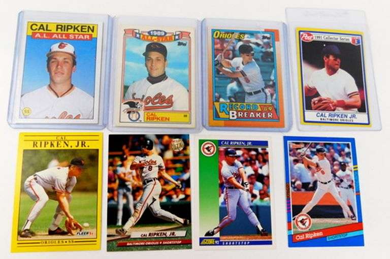 8 Cal Ripken, Jr. Baseball Cards