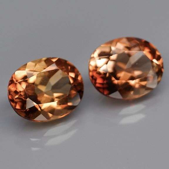 Regal 8.62ct Imperial Topaz Pair