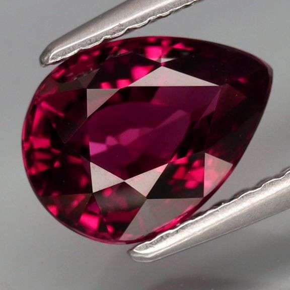Striking 2.16ct cherry red eye clean Rhodolite Garnet