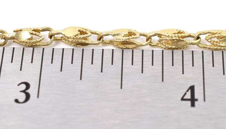 Blissful 14K Yellow Gold Fancy Link Bracelet