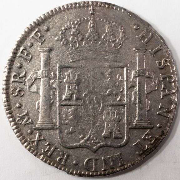 1783 Light Shipwreck Effect 8 Reales Mexico