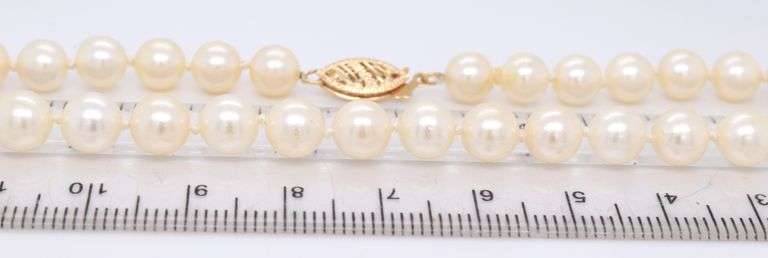 6-6.5mm Akoya pearl necklace