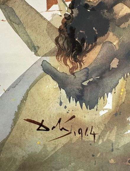 Highly Collectible and Rare Salvador Dali Original Llithograph from the 'Biblia Sacra' Suite