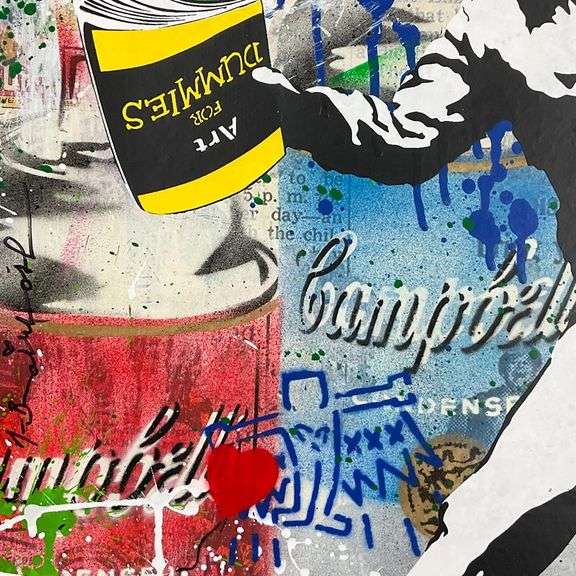 Banksy Thrower by Mr Brainwash