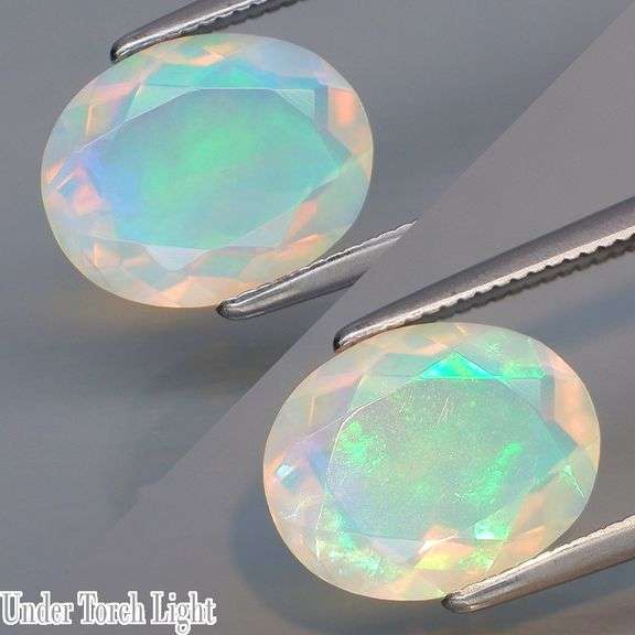 Gorgeous 3.20ct floral flashing jelly Opal