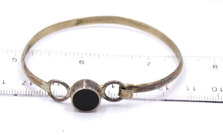 Vintage 925 sterling silver lot of 3 cuff bangles