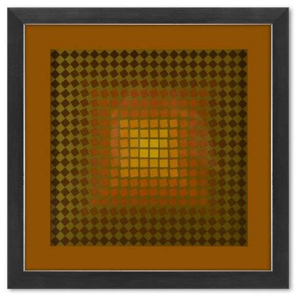 CTA - 105 - OR de la serie CTA - 102 by Vasarely