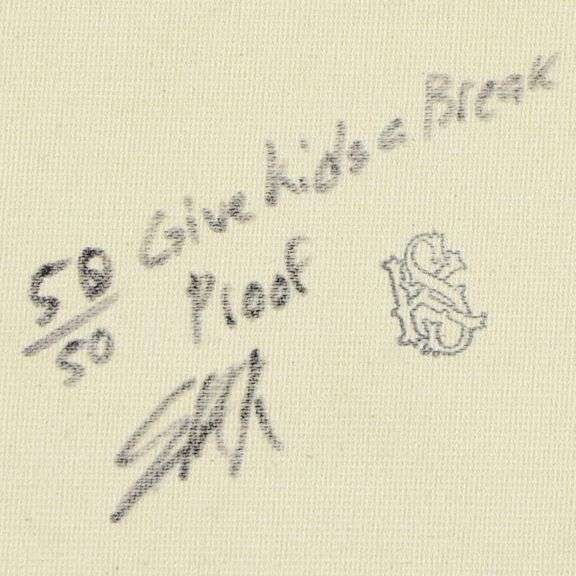 Dollar Sign (Green Bold) by Steve Kaufman