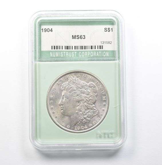 1904 Morgan Silver Dollar MS63 NTC